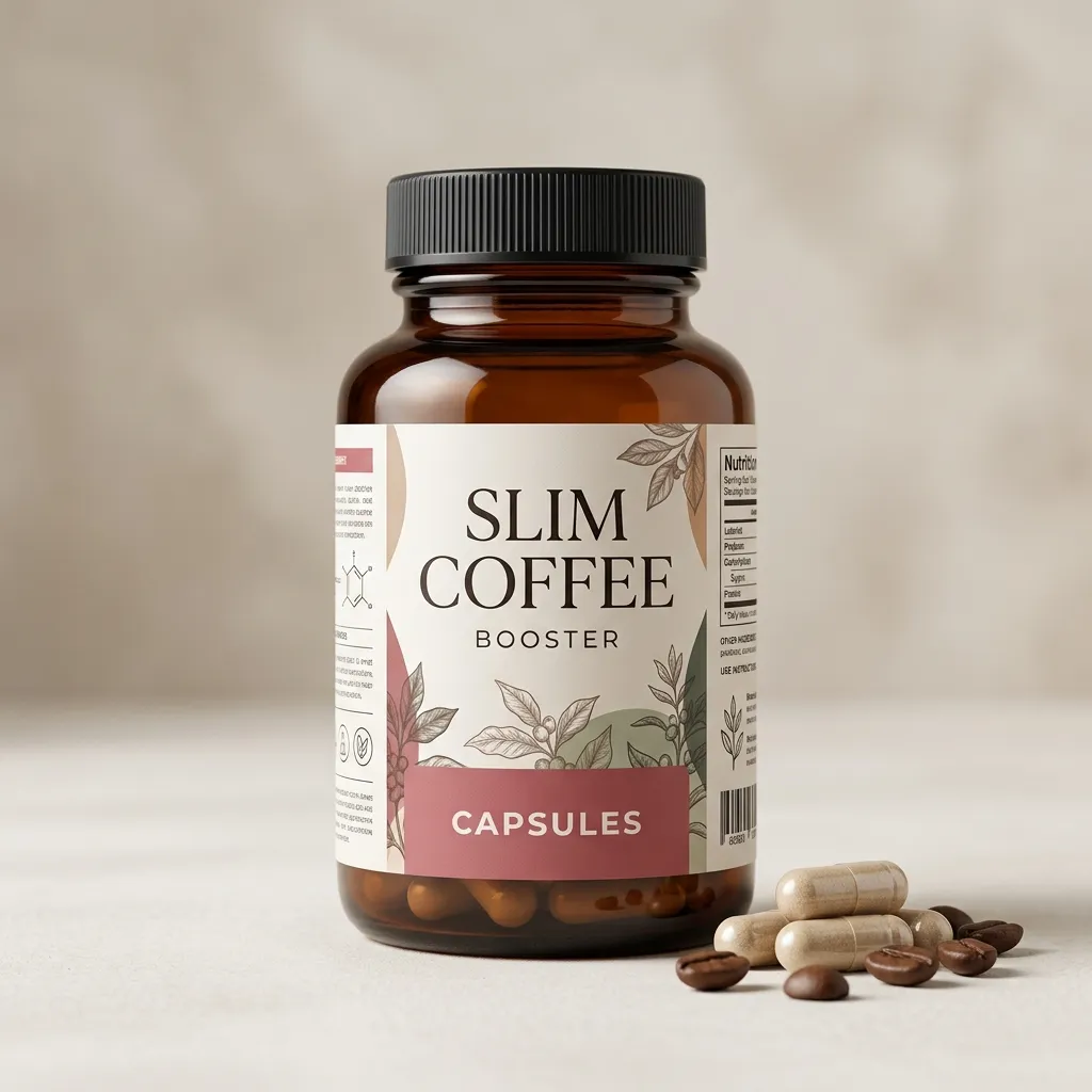 Slim Coffee Booster food supplement box - plant extract blend